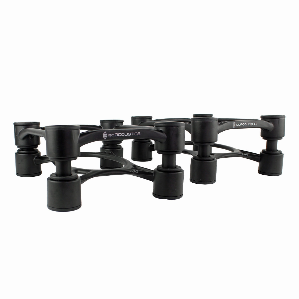 IsoAcoustics Aperta 200 Speaker Isolation Stand - Pair (Black)