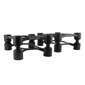 IsoAcoustics Aperta 200 Speaker Isolation Stand - Pair (Black)