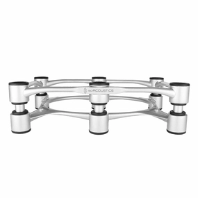 IsoAcoustics Aperta 300 Speaker Isolation Stand - Each (Silver)