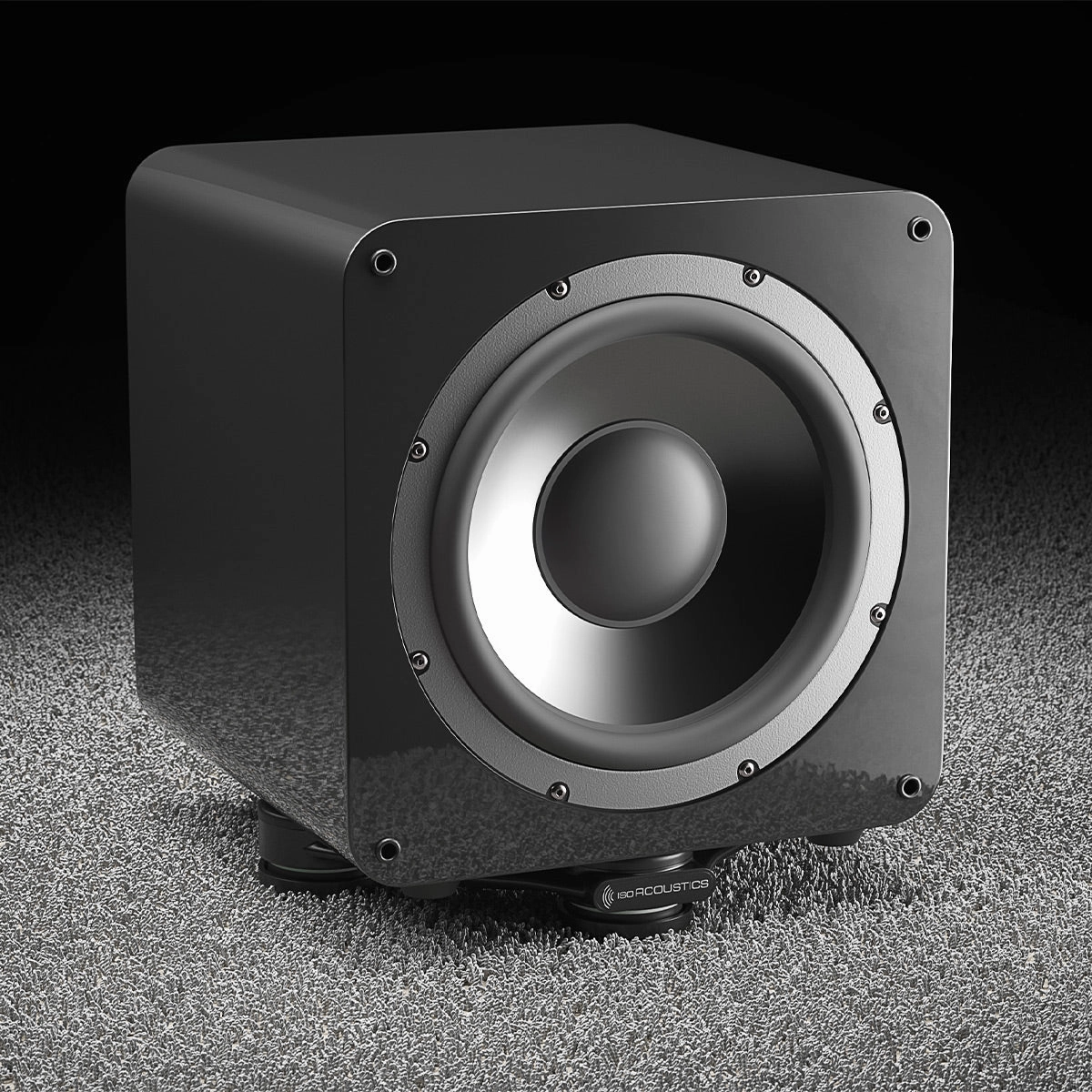 IsoAcoustics Aperta Sub Subwoofer Isolation Stand - Each (Black)