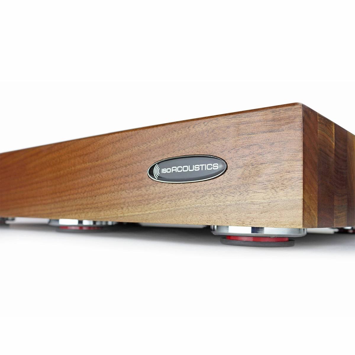 IsoAcoustics Delos 22" x 16" Turntable Isolation Platform (Walnut)