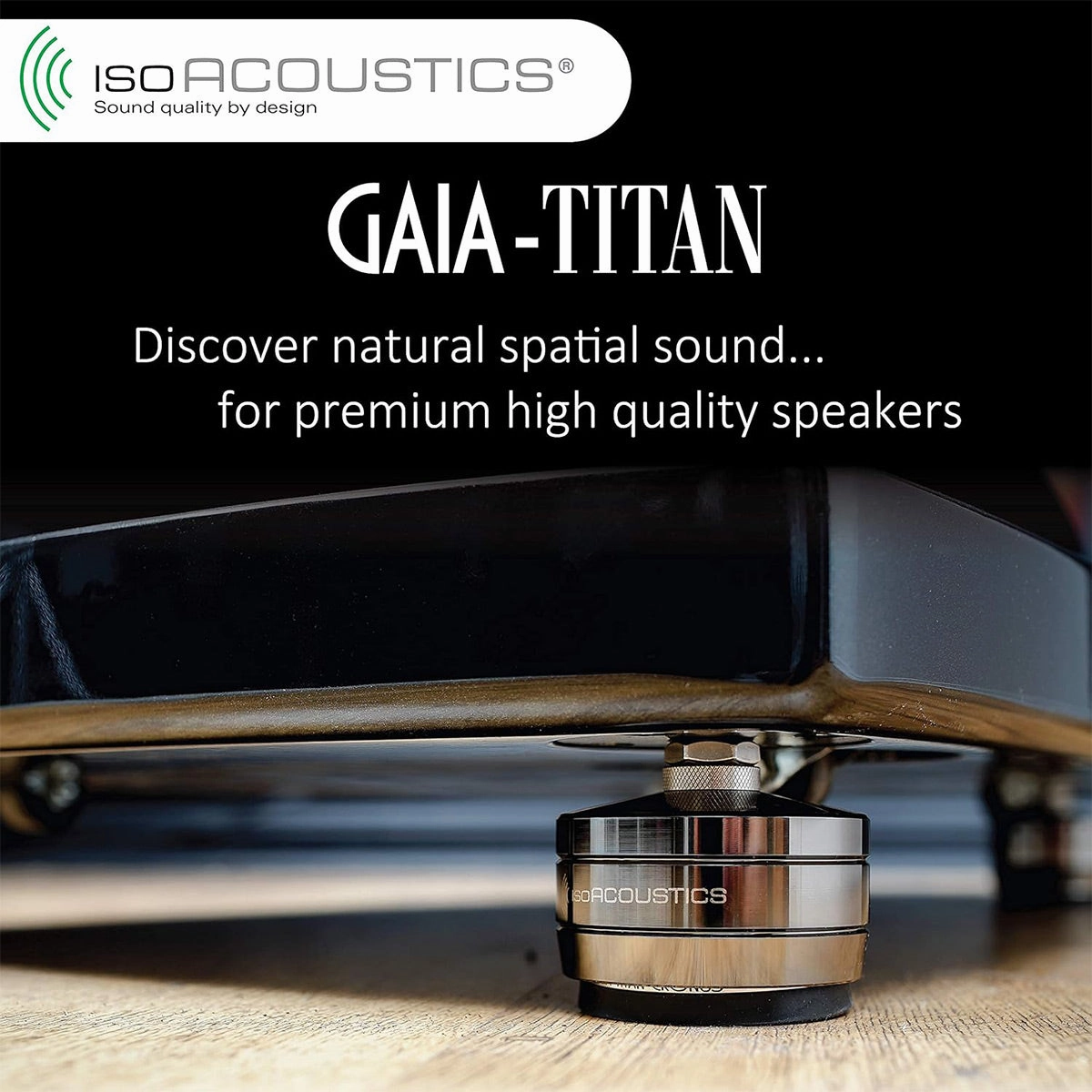 IsoAcoustics GAIA-TITAN Rhea Speaker Isolator Feet - 4-Pack