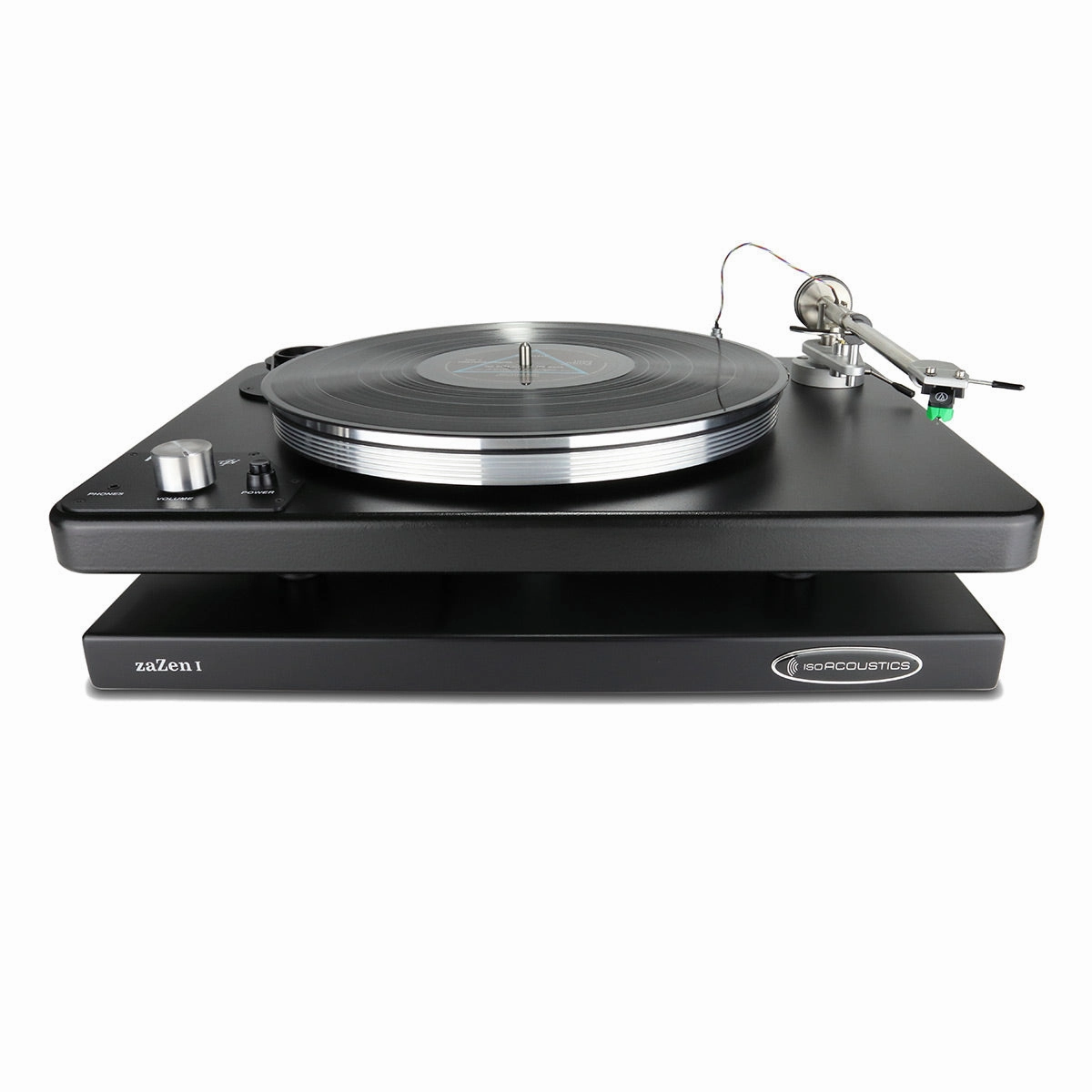 IsoAcoustics zaZen I Stable Isolation Platform for Turntables to Reduce Vibration & Skipping (Max 25 lbs)