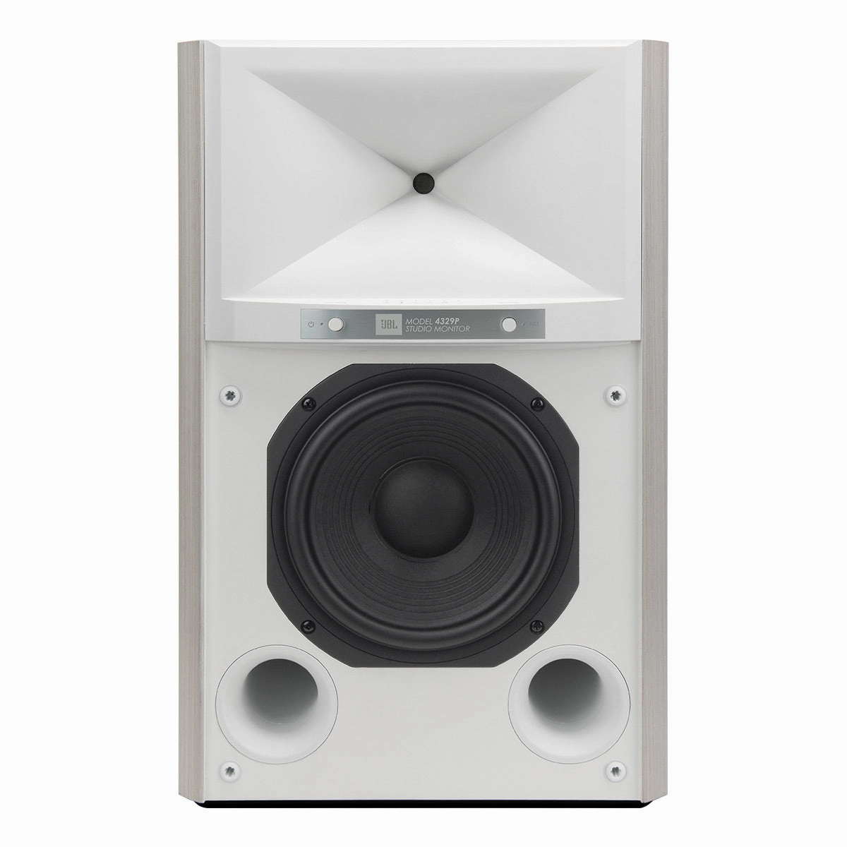 JBL 4329P Studio Monitor Powered Loudspeaker System (White)
