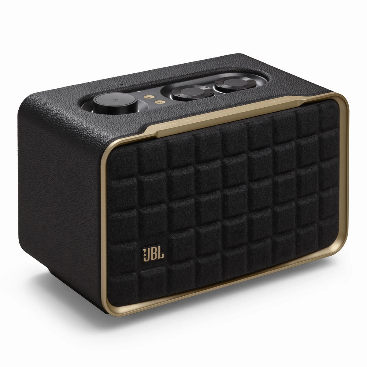 JBL Authentics 200 Wireless Bluetooth Speaker (Black/Gold)