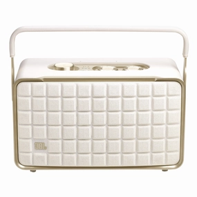 JBL Authentics 300 Portable Wireless Bluetooth Speaker (White)