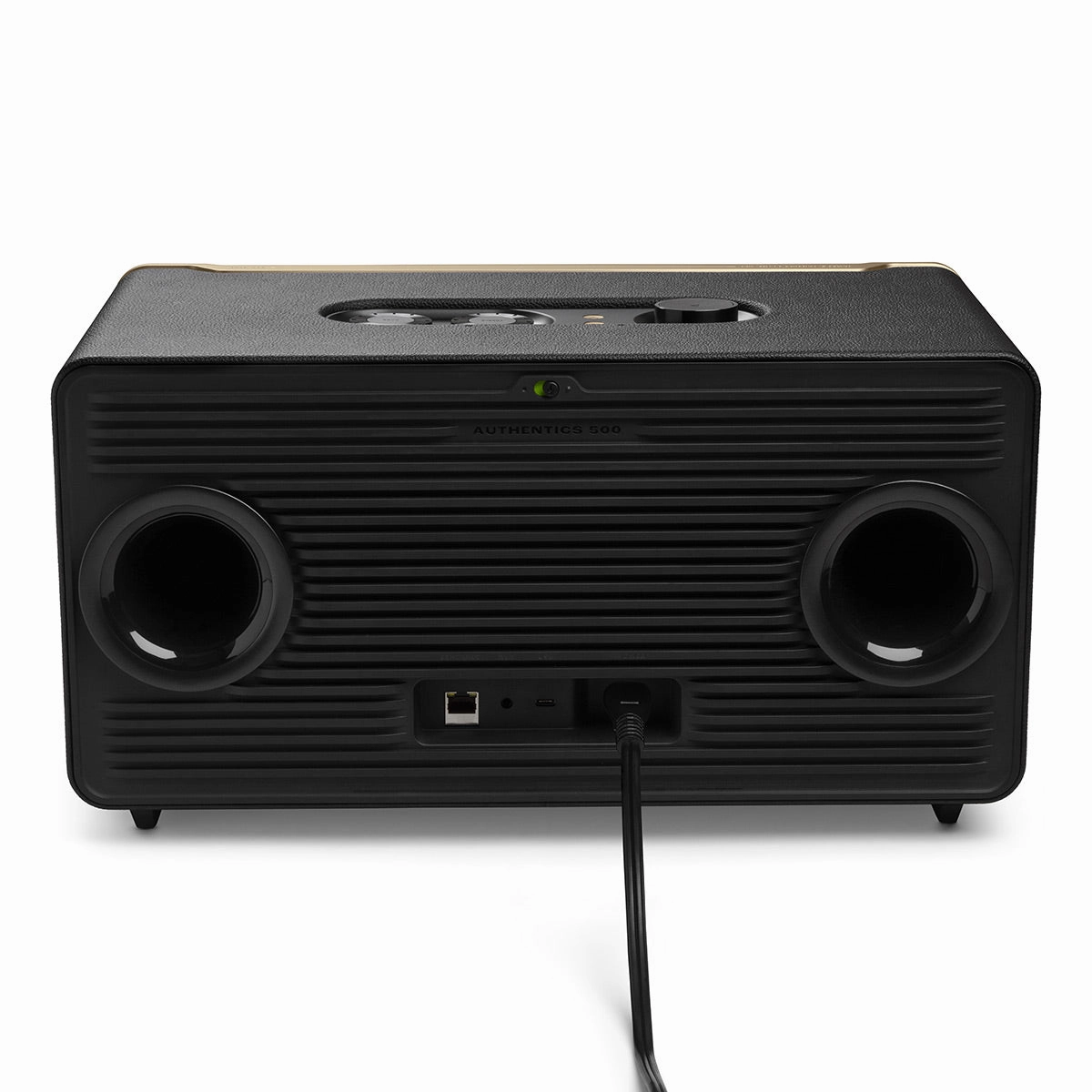 JBL Authentics 500 Wireless Bluetooth Speaker with Dolby Atmos Music (Black/Gold)
