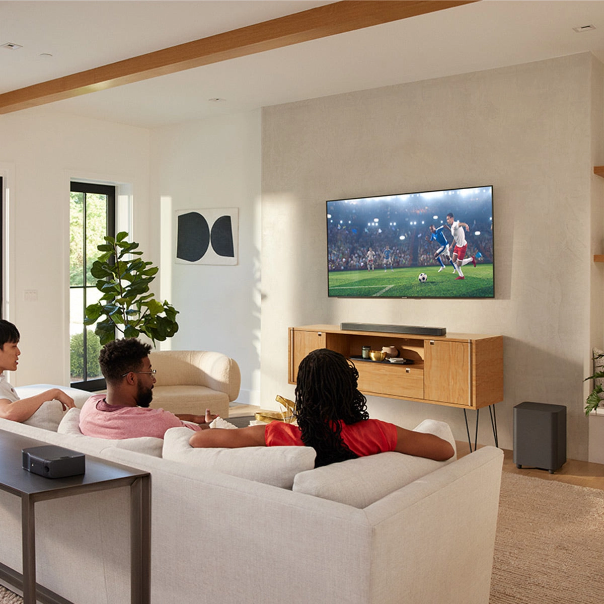 JBL BAR 1000 7.1.4 Soundbar with 10 in. Wireless Sub Rear Speakers and AudioQuest Sky 3m HDMI Cable