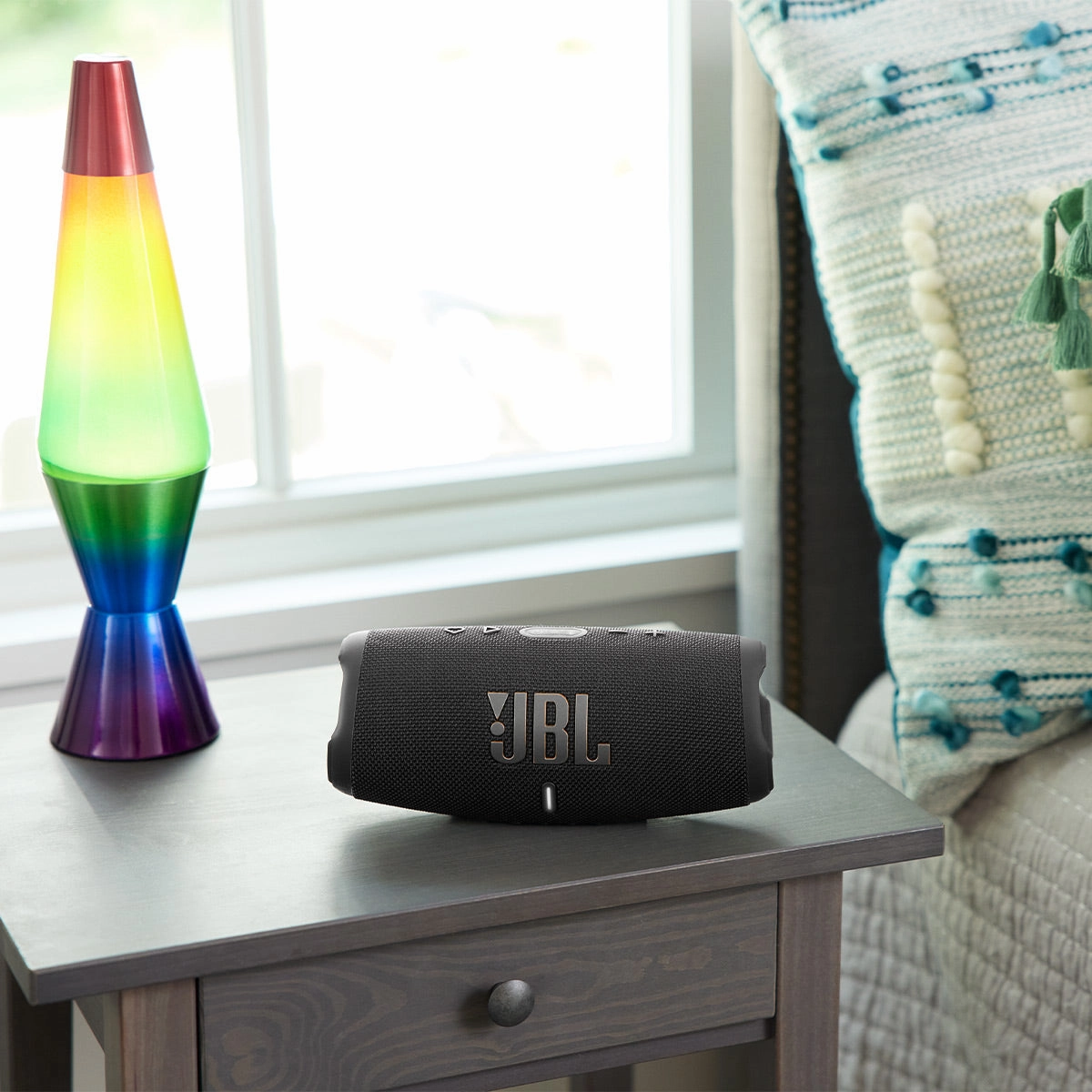 JBL Charge 5 Portable Waterproof Bluetooth Speaker with Powerbank (Black)