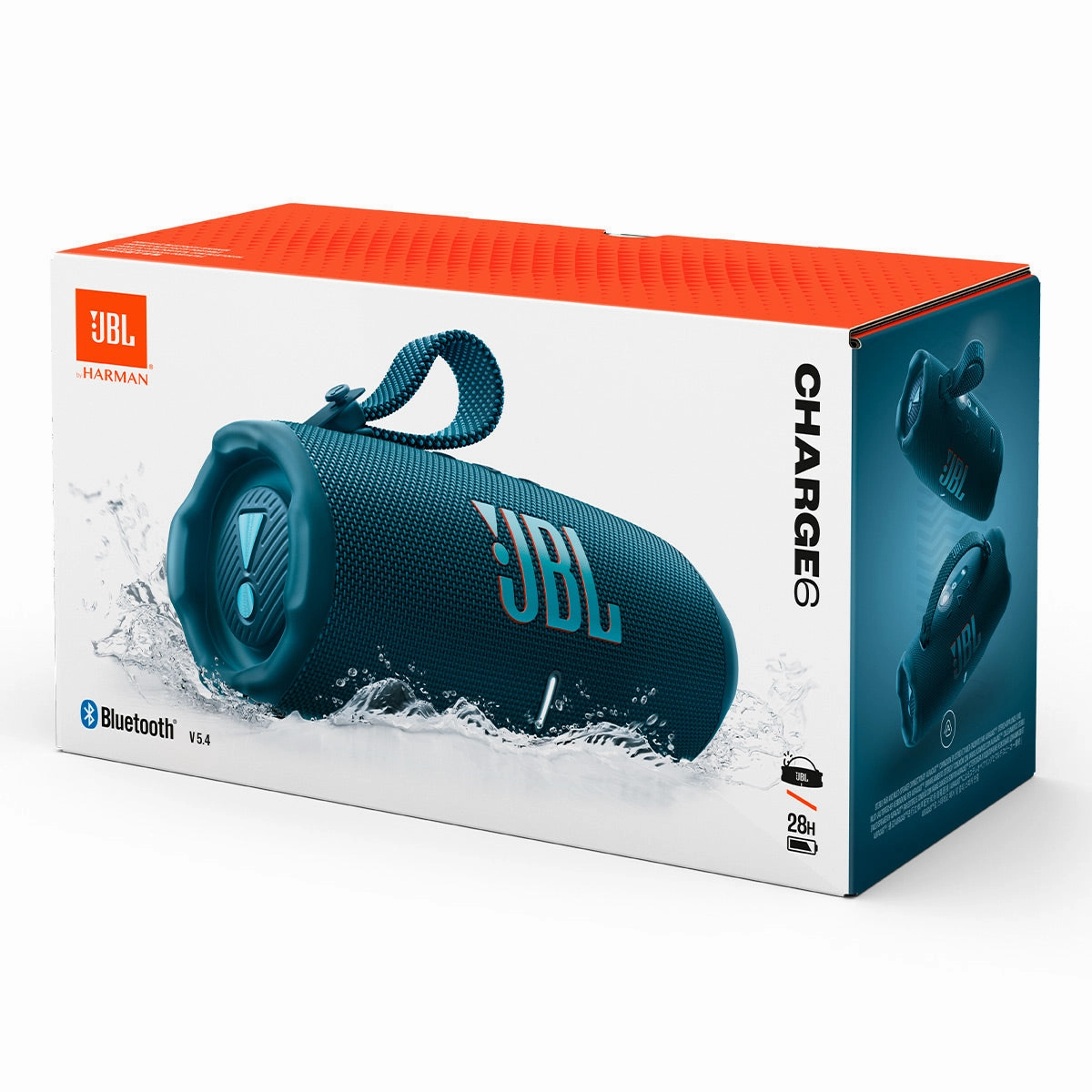 JBL Charge 6 Portable Bluetooth Speaker (Blue)
