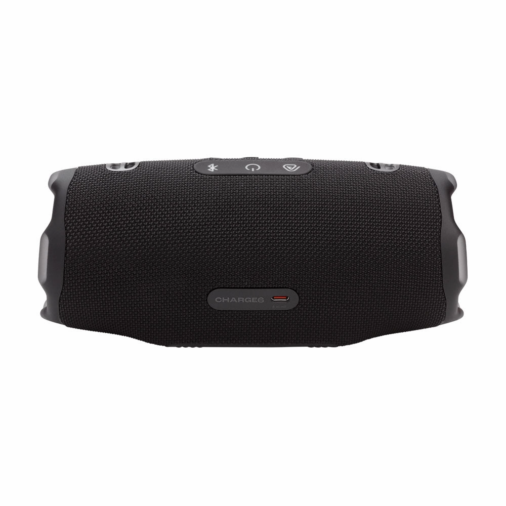 JBL CHARGE 6 Waterproof Portable Speaker Bundle with gSport Carbon Fiber Case (Black)