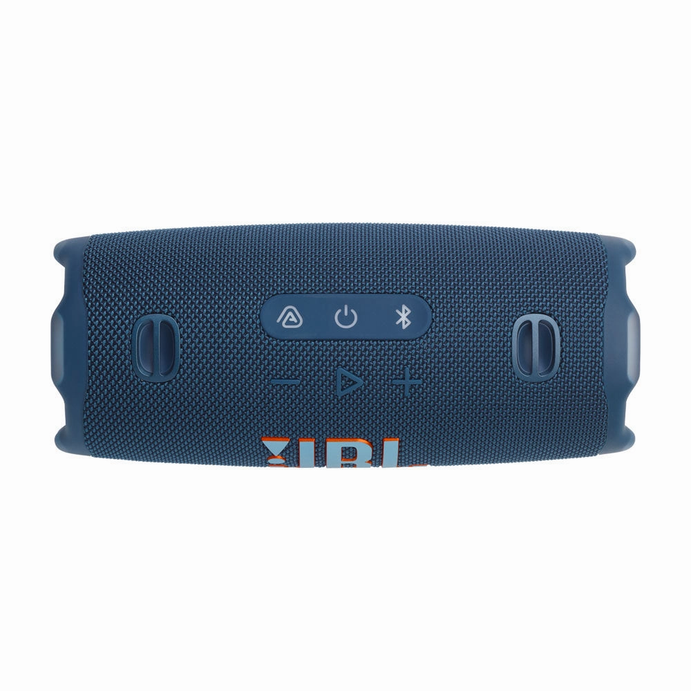 JBL CHARGE 6 Waterproof Portable Speaker Bundle with gSport Carbon Fiber Case (Blue)