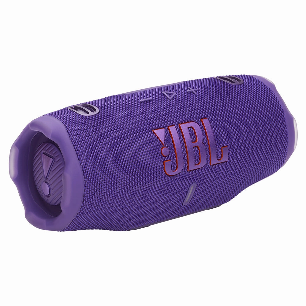 JBL CHARGE 6 Waterproof Portable Speaker Bundle with gSport Carbon Fiber Case (Purple)