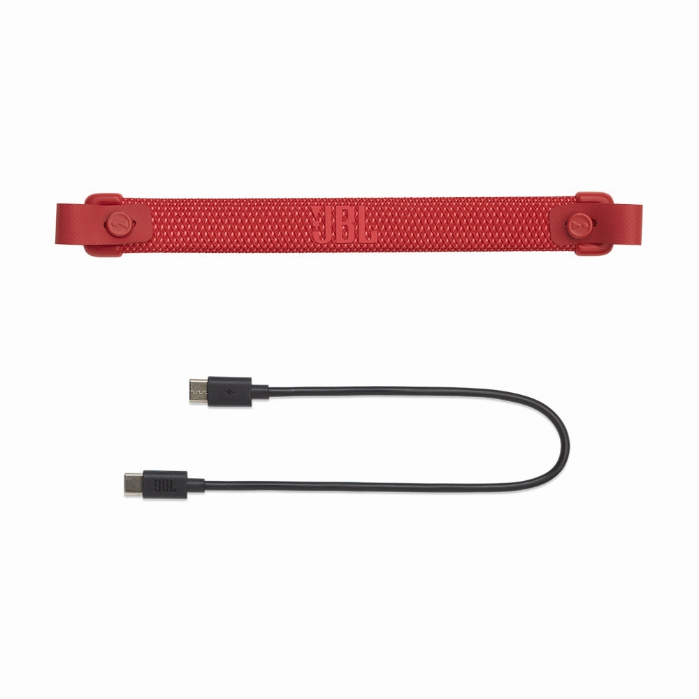 JBL CHARGE 6 Waterproof Portable Speaker Bundle with gSport Carbon Fiber Case (Red)