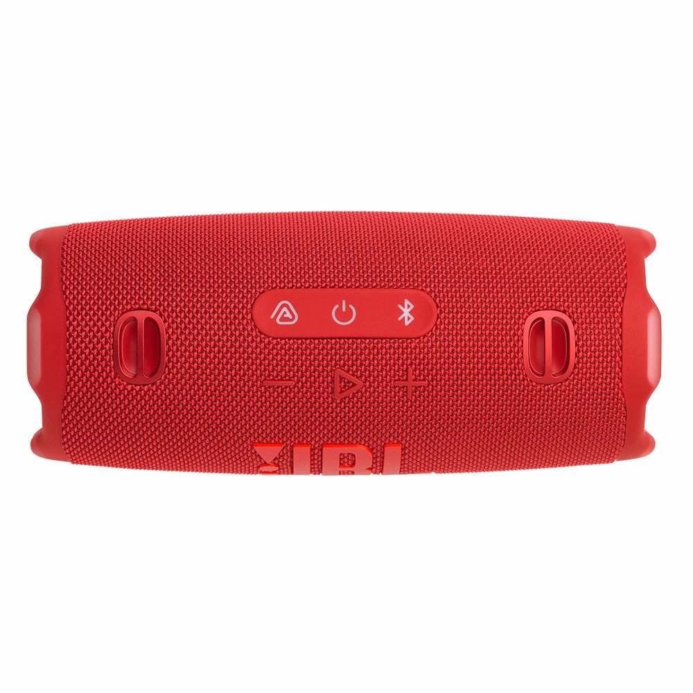 JBL CHARGE 6 Waterproof Portable Speaker Bundle with gSport Carbon Fiber Case (Red)