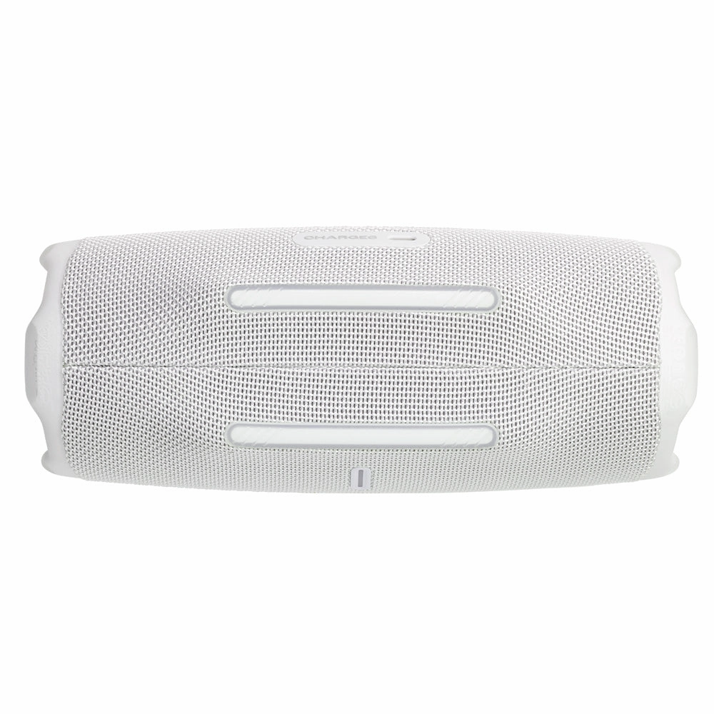 JBL CHARGE 6 Waterproof Portable Speaker Bundle with gSport Carbon Fiber Case (White)