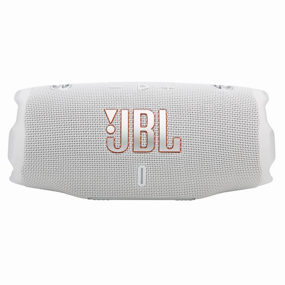 JBL CHARGE 6 Waterproof Portable Speaker Bundle with gSport Carbon Fiber Case (White)
