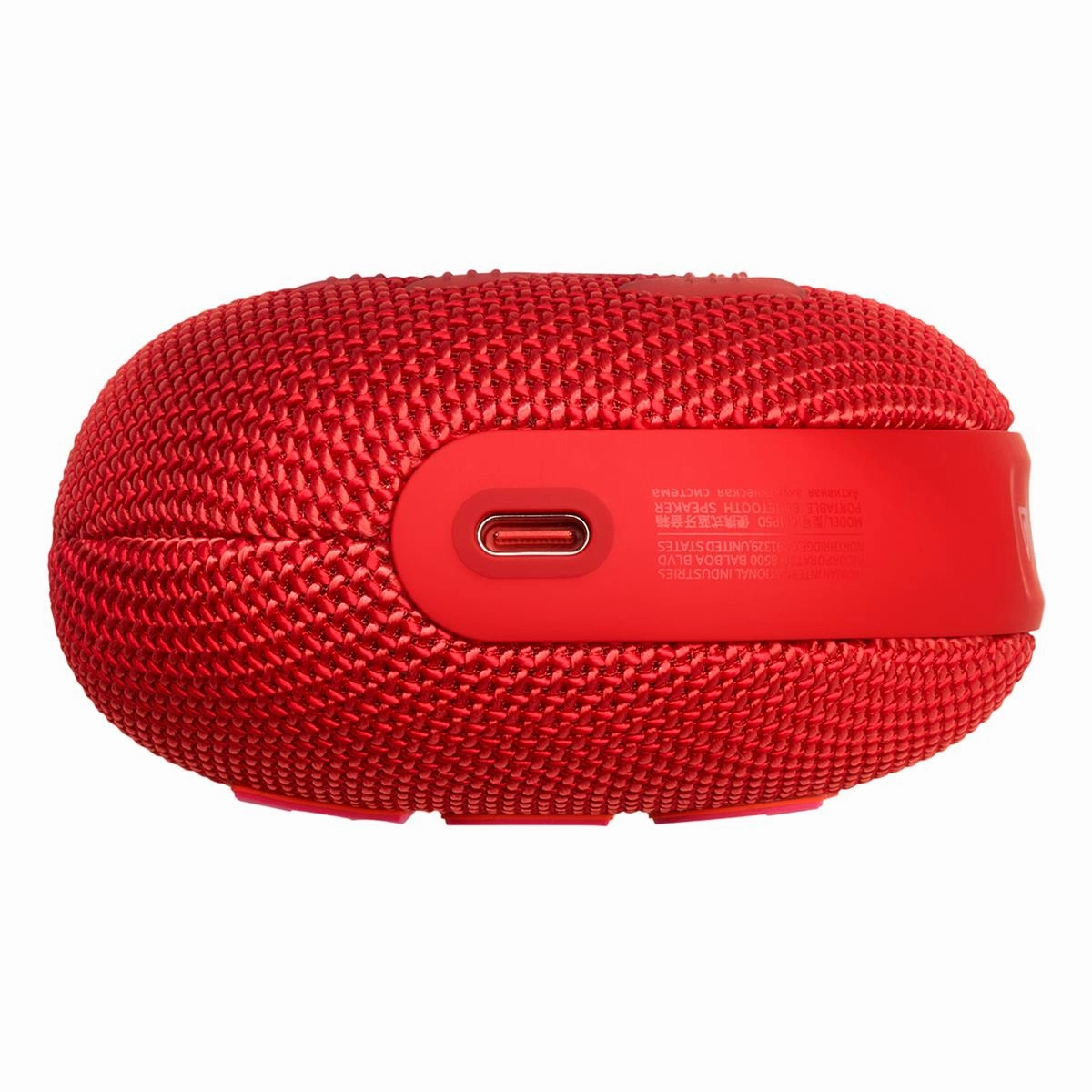 JBL Clip 5 Ultra Portable Bluetooth Speaker with gSport Carbon Fiber Case (Red)