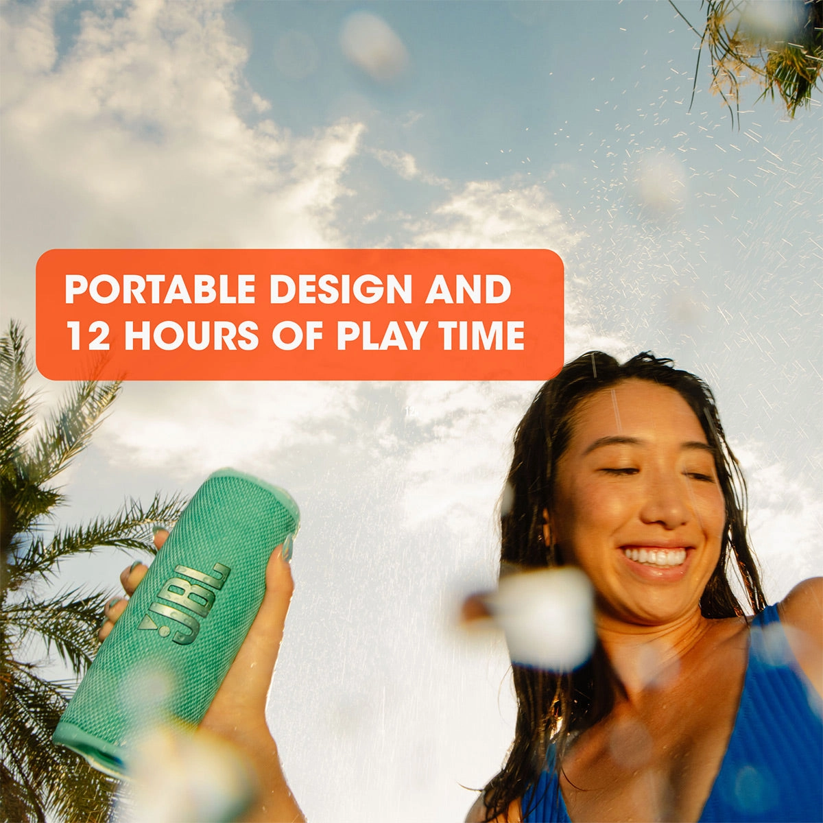 JBL Flip 6 Waterproof Portable Bluetooth Speaker - Pair (Black)