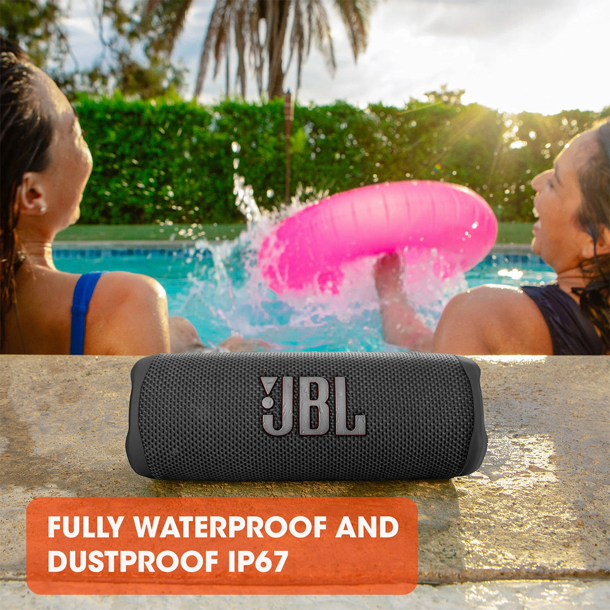 JBL Flip 6 Waterproof Portable Bluetooth Speaker - Pair (Teal)