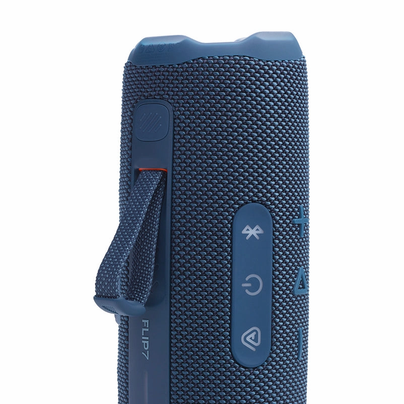 JBL FLIP 7 Waterproof Portable Speaker Bundle with gSport Carbon Fiber Case (Blue)