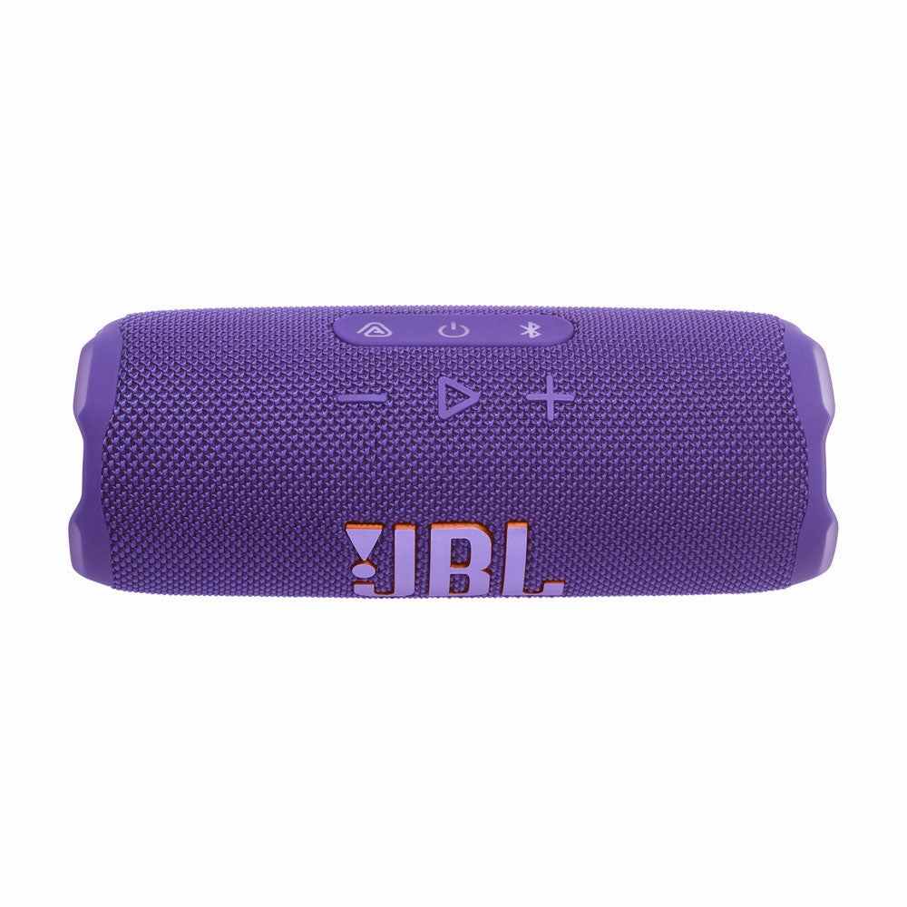 JBL FLIP 7 Waterproof Portable Speaker Bundle with gSport Carbon Fiber Case (Purple)