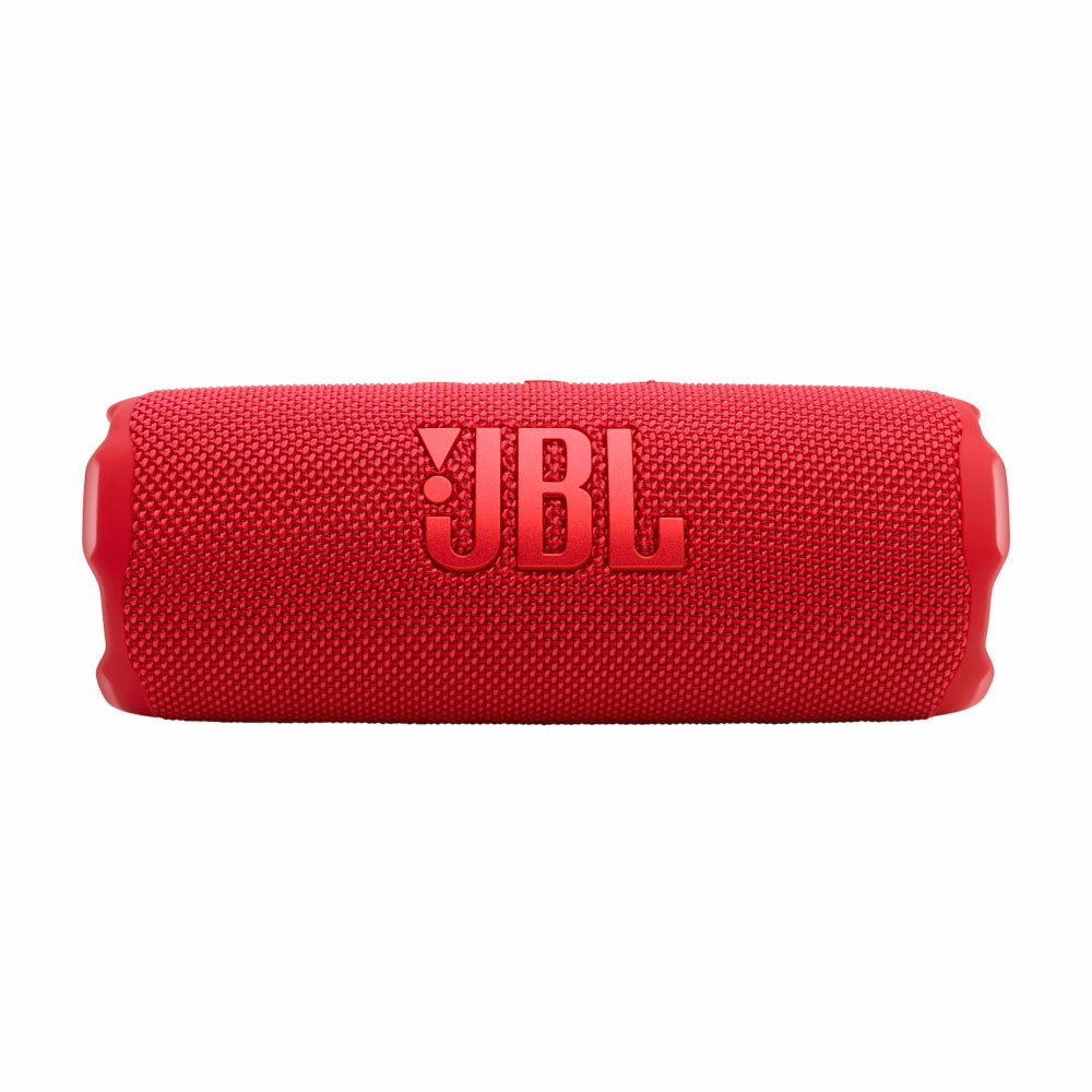 JBL FLIP 7 Waterproof Portable Speaker Bundle with gSport Carbon Fiber Case (Red)