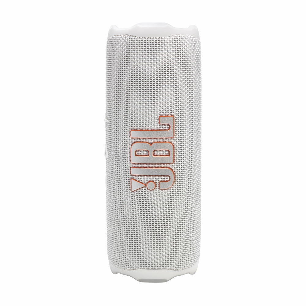 JBL FLIP 7 Waterproof Portable Speaker Bundle with gSport Carbon Fiber Case (White)