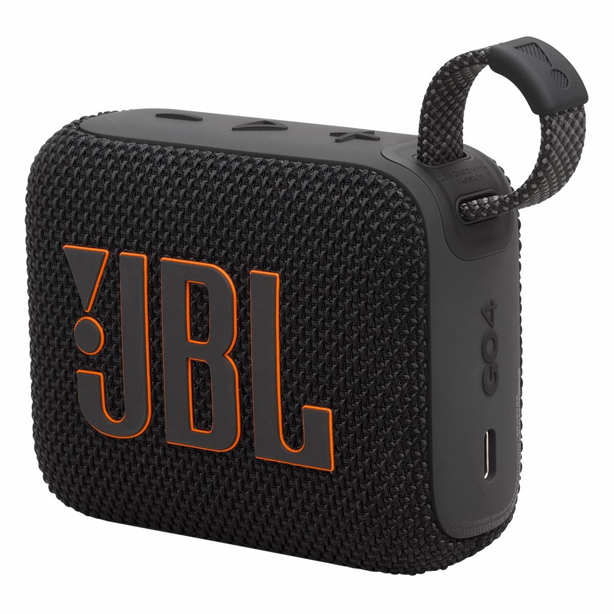JBL Go 4 Portable Waterproof Bluetooth Speaker (Black)