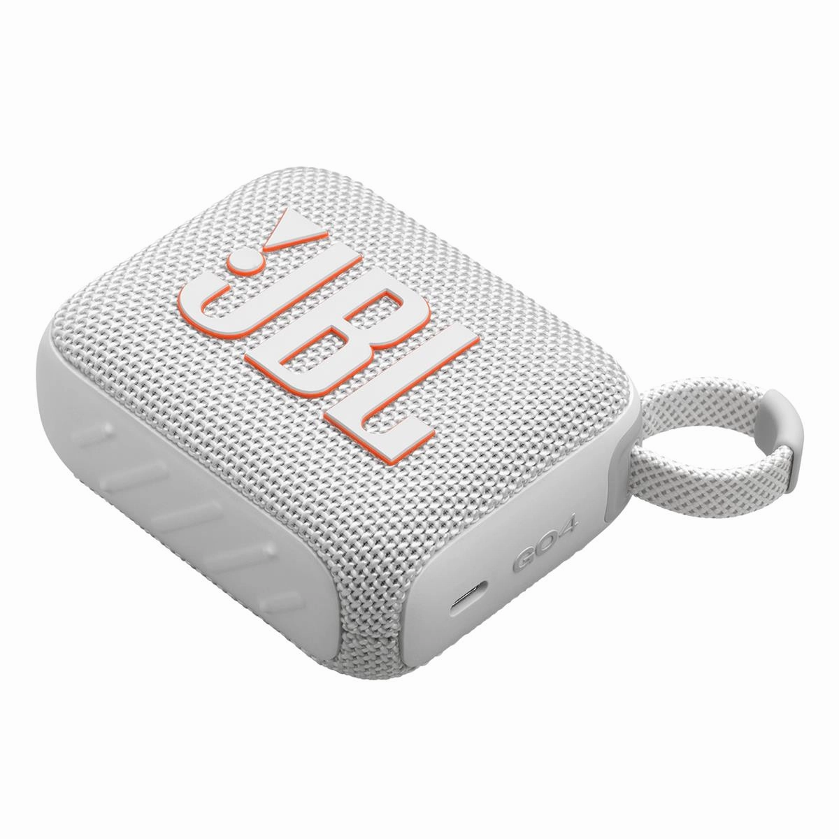 JBL Go 4 Portable Waterproof Bluetooth Speaker (White)