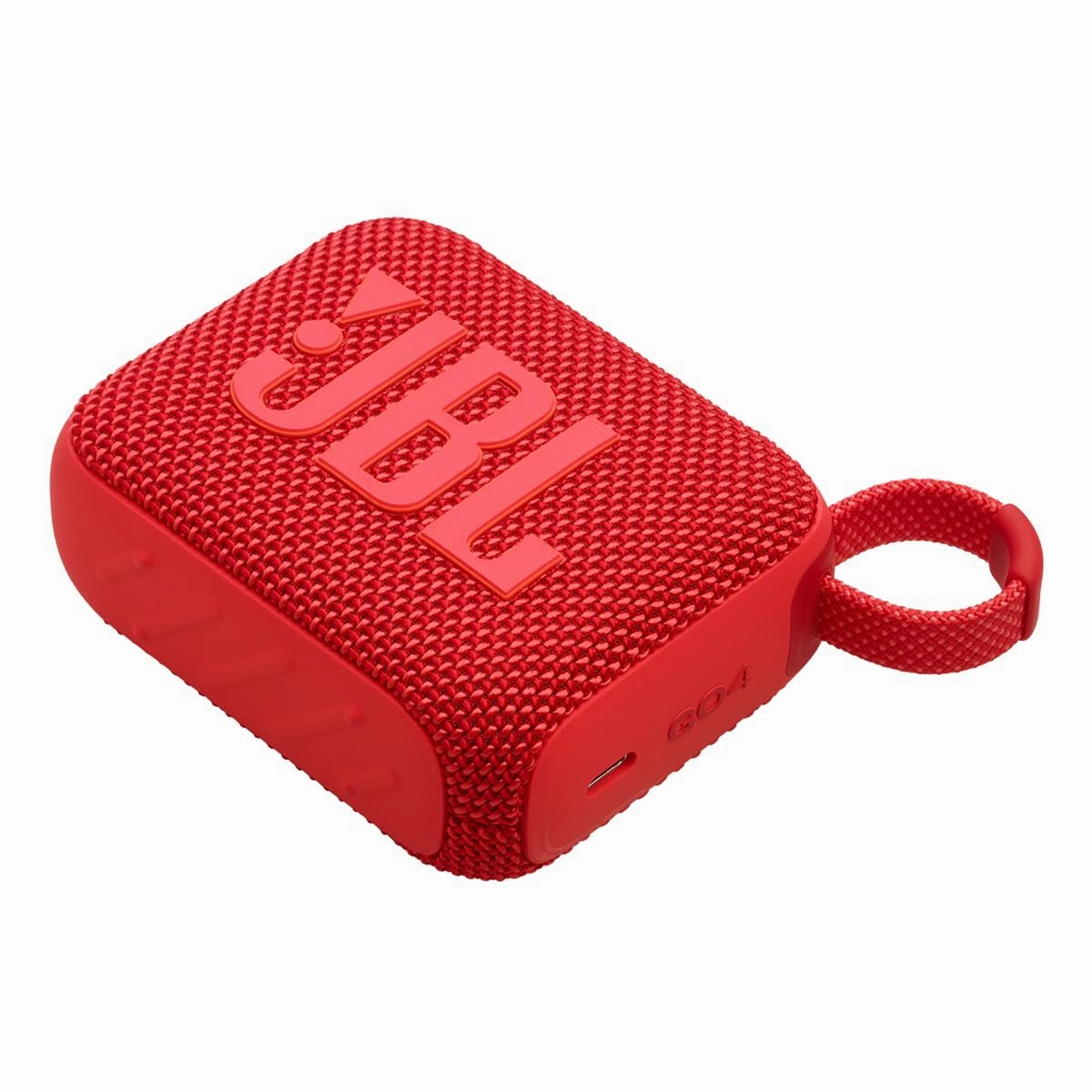 JBL Go 4 Ultra Portable Bluetooth Speaker Bundle with gSport Silicone Sleeve (Red)