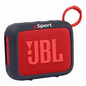 JBL Go 4 Ultra Portable Bluetooth Speaker Bundle with gSport Silicone Sleeve (Red)