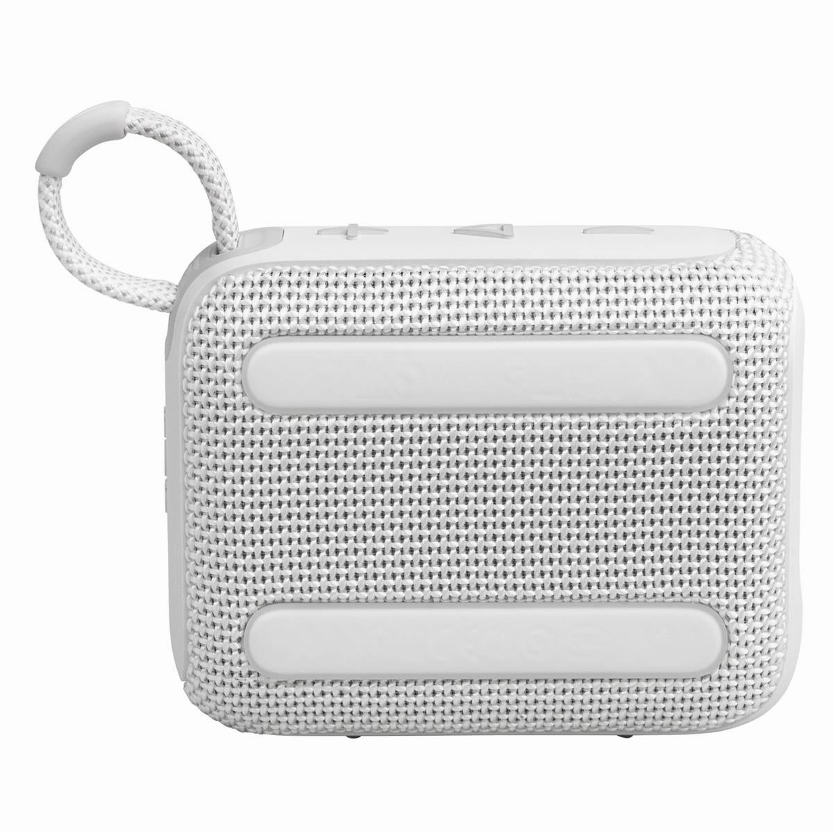 JBL Go 4 Ultra Portable Bluetooth Speaker Bundle with gSport Silicone Sleeve (White)