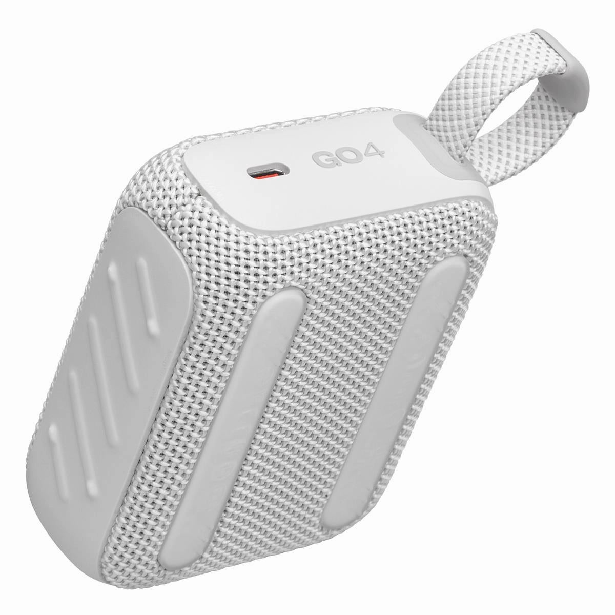 JBL Go 4 Ultra Portable Bluetooth Speaker Bundle with gSport Silicone Sleeve (White)