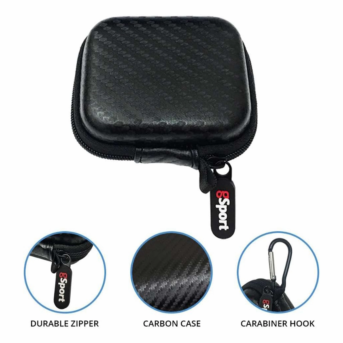 JBL Live Beam 3 True Wireless Noise Cancelling Earbud Bundle with gSport Case (Black)