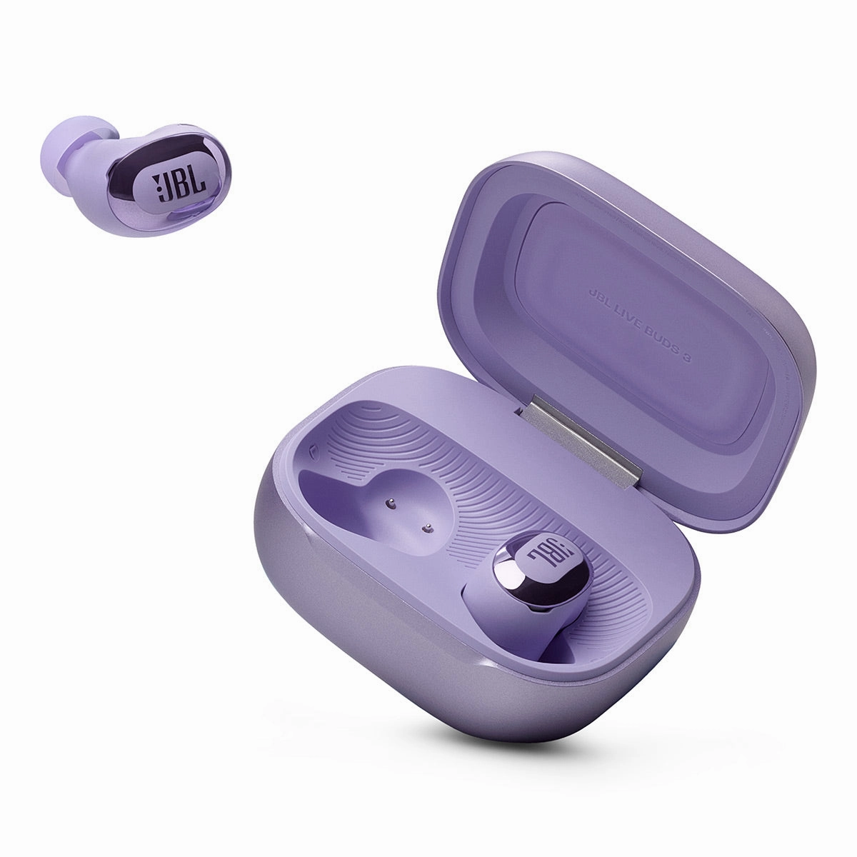JBL Live Buds 3 Noise-Cancelling Earbuds with Smart Case (Purple)