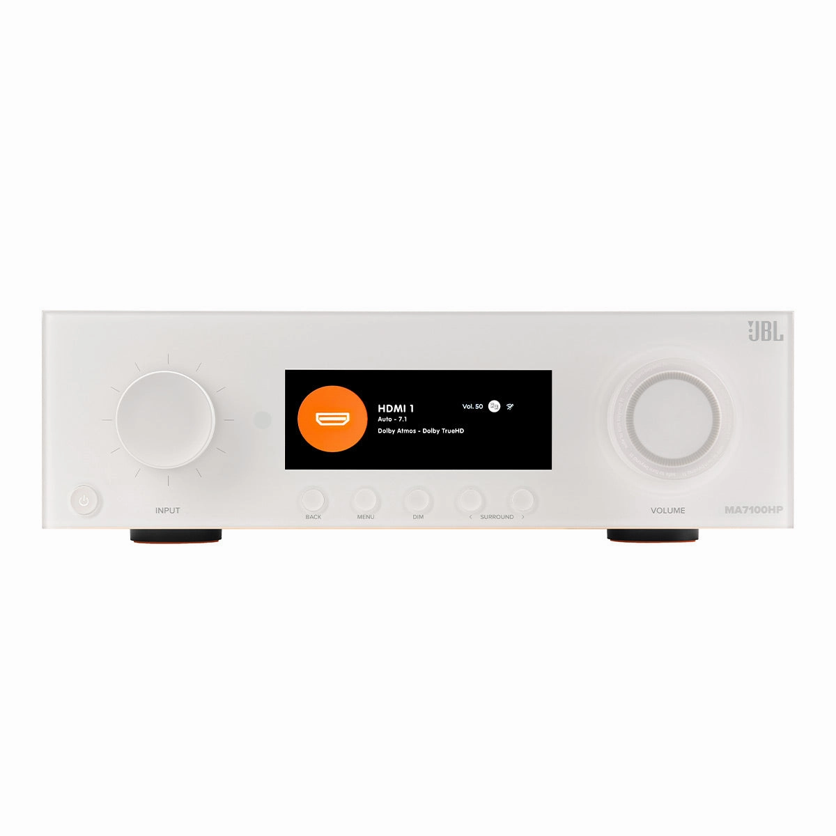JBL MA7100HP 7.2-Channel 8K AV Receiver (White)
