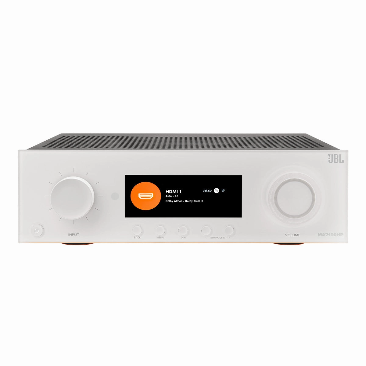 JBL MA7100HP 7.2-Channel 8K AV Receiver (White)