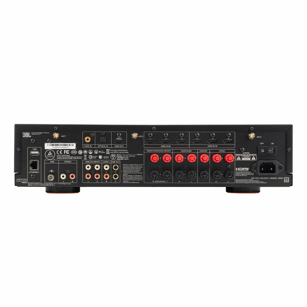 JBL MA710 7.2-Channel 8K AV Receiver (Black)