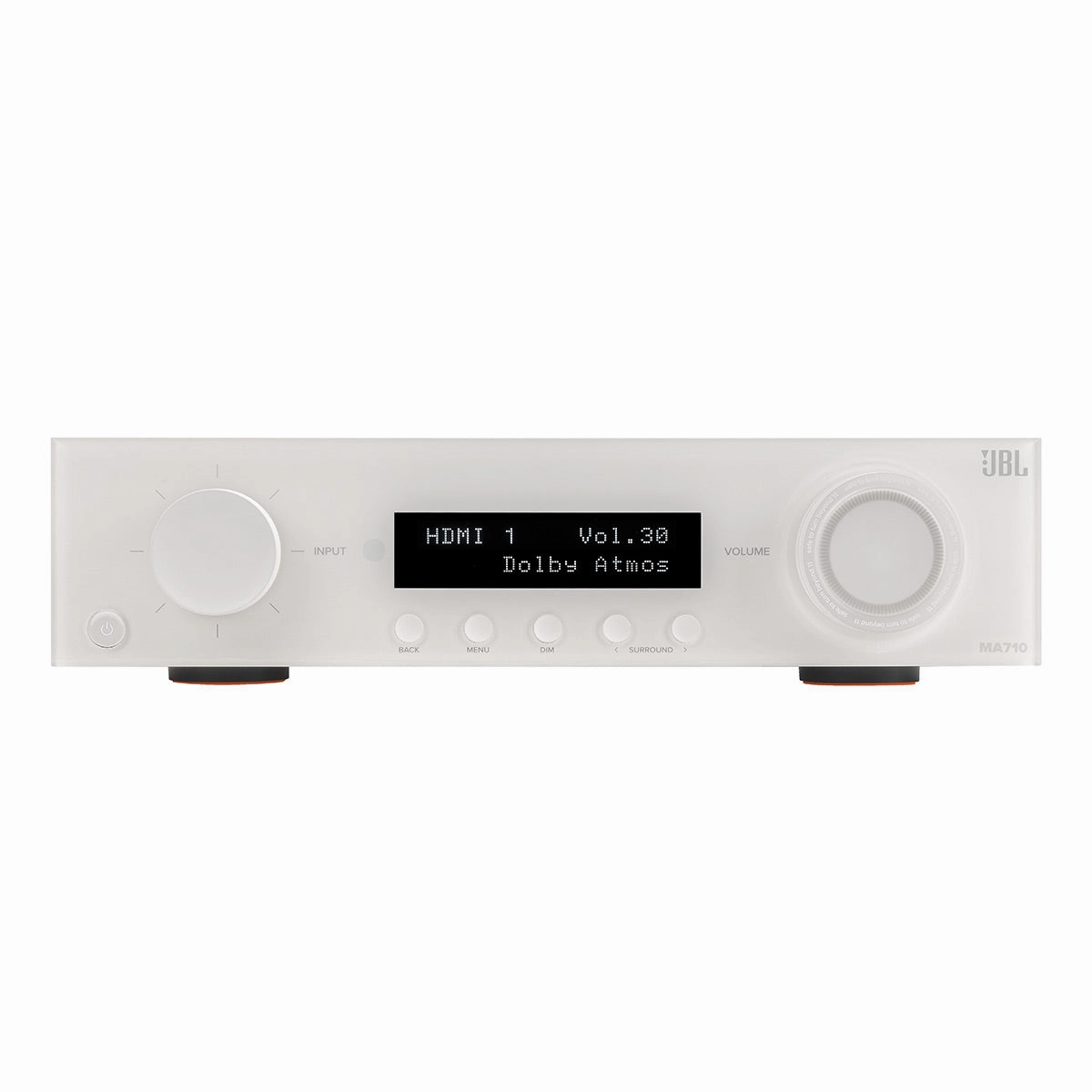 JBL MA710 7.2-Channel 8K AV Receiver (White)