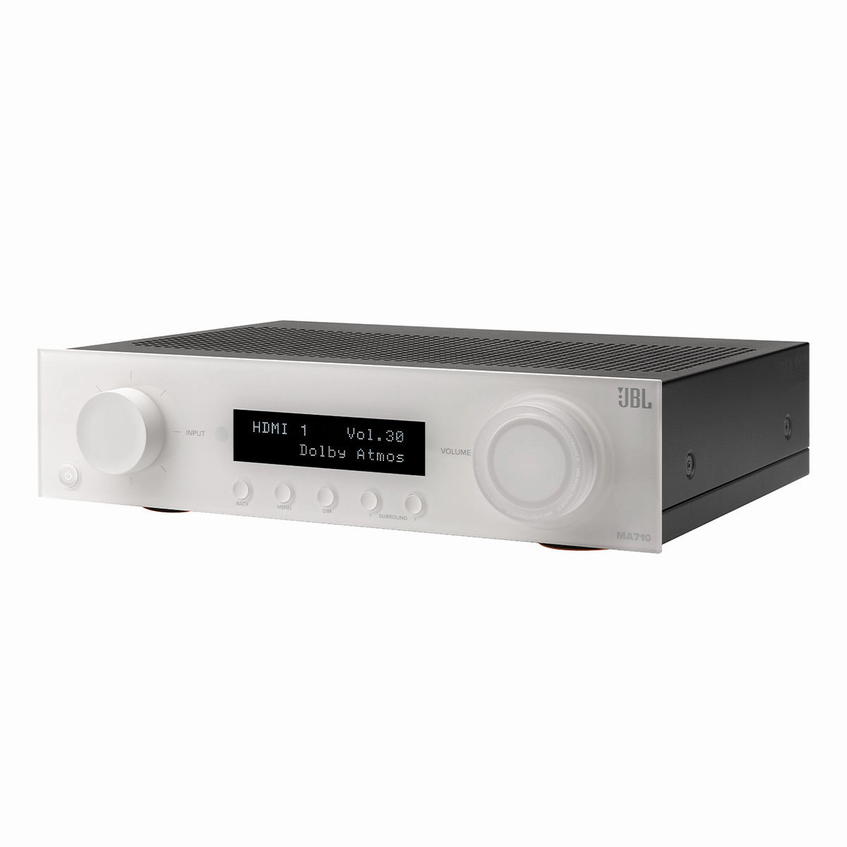 JBL MA710 7.2-Channel 8K AV Receiver (White)