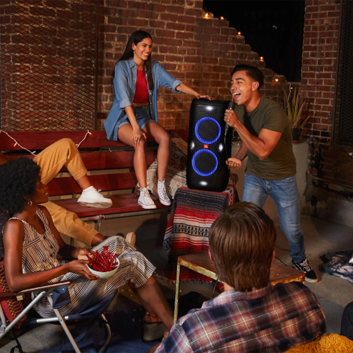 JBL PartyBox Digital Wireless Microphone System with Dual-Channel Receiver