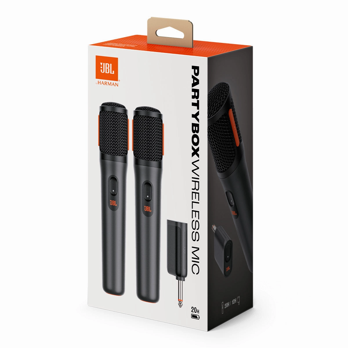 JBL PartyBox Digital Wireless Microphone System with Dual-Channel Receiver