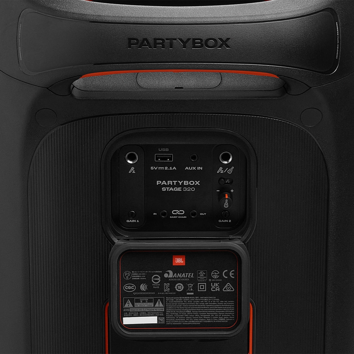 JBL PartyBox Stage 320 Portable Party Speaker with Wheels