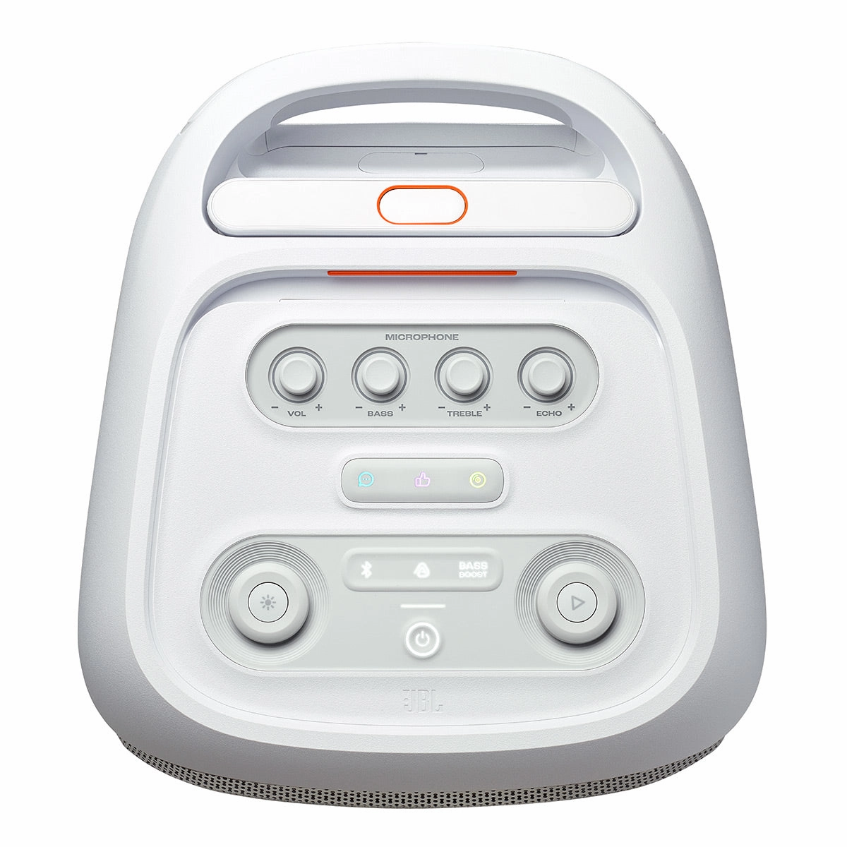 JBL PartyBox Stage 320 Portable Party Speaker with Wheels (White)