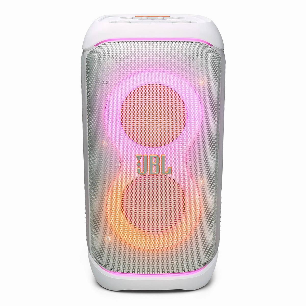 JBL PartyBox Stage 320 Portable Party Speaker with Wheels (White)