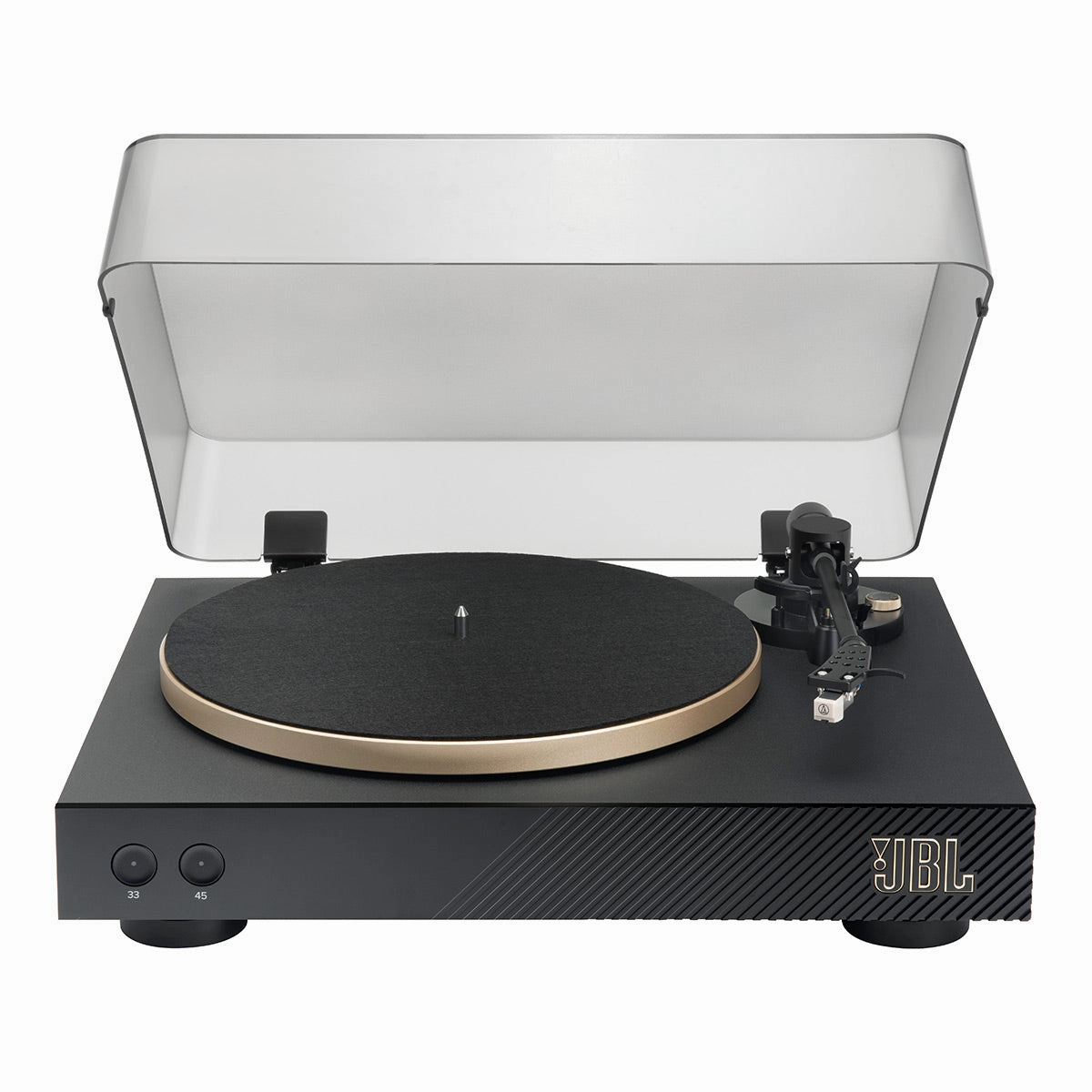 JBL Spinner BT Semi-Automatic Belt-Drive Turntable with Bluetooth 5.3 and Installed Audio Technica Cartridge (Black & Gold) hi-fi class D amplifier,hi-fi class AB amplifier,hi-fi stereo kit for beginners