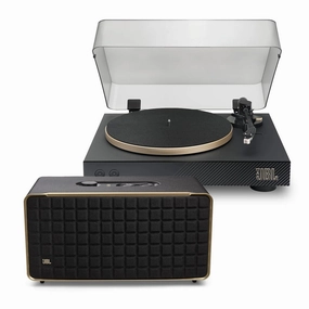 JBL Spinner BT Semi-Automatic Bluetooth Turntable with Authentics 500 Wireless Bluetooth Speaker (Black/Gold) hi-fi class D amplifier,hi-fi class AB amplifier,hi-fi stereo kit for beginners
