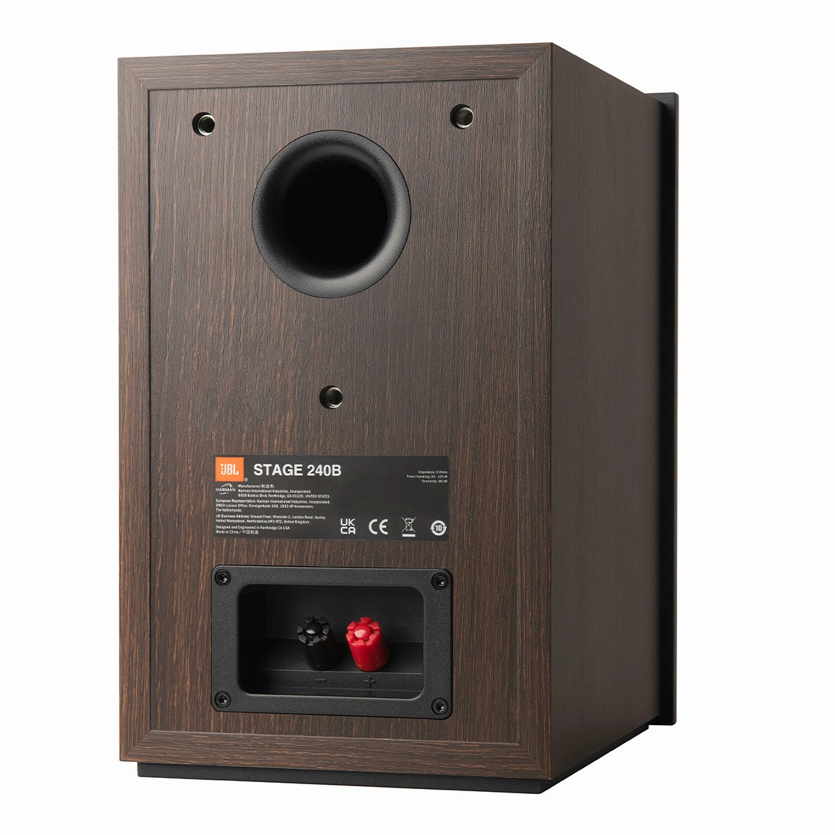 JBL Stage 240B 4.5" Bookshelf Speakers - Pair (Black)