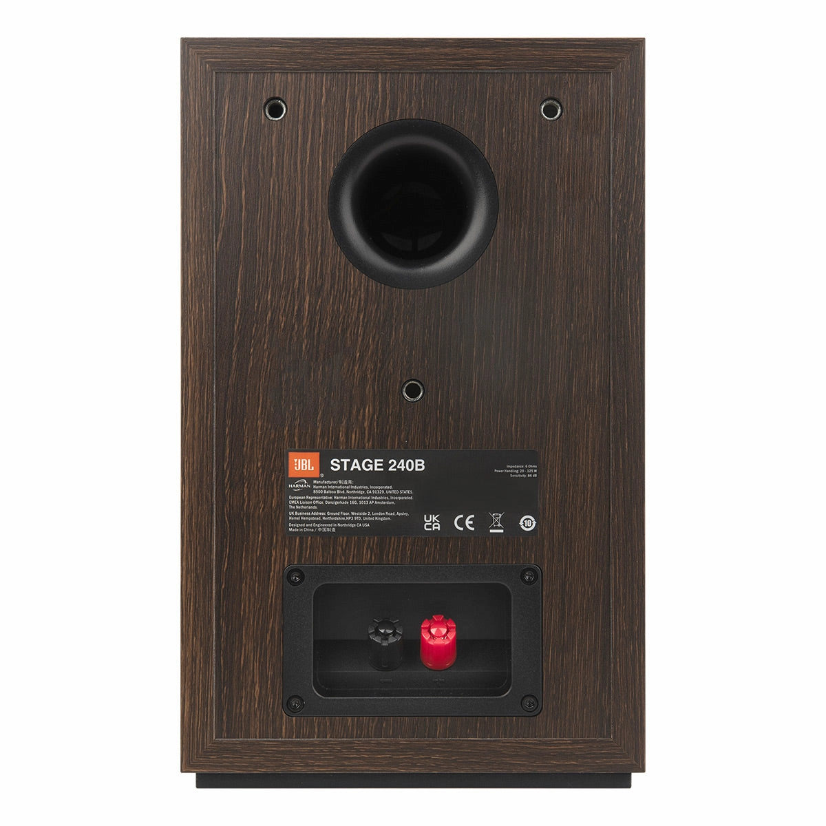 JBL Stage 240B 4.5" Bookshelf Speakers - Pair (Black)